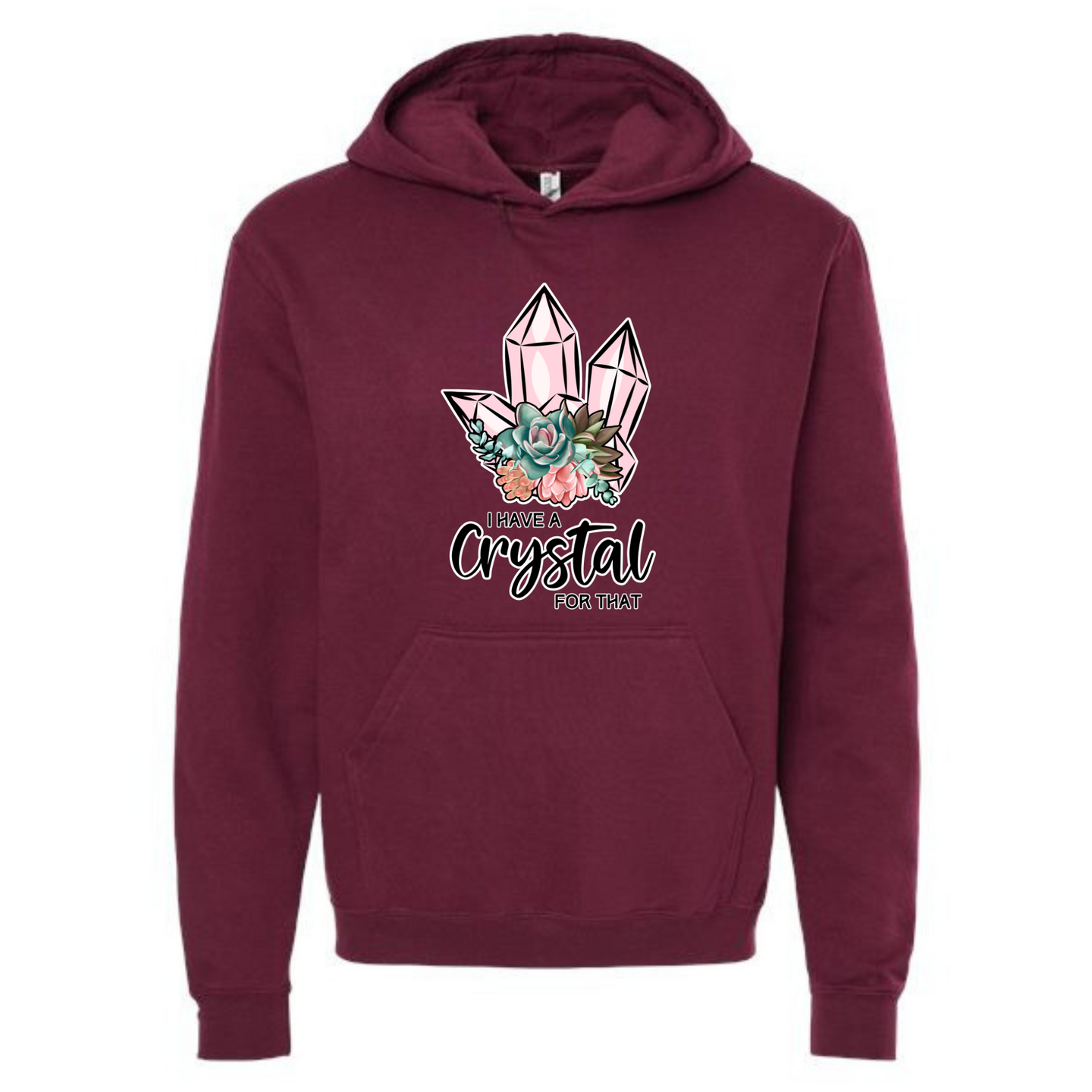 Crystal Affirmation Hoodie-Affirmations That Stick CA